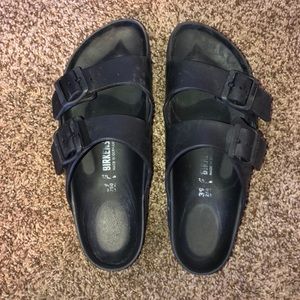 Black Rubber Birkenstock’s
